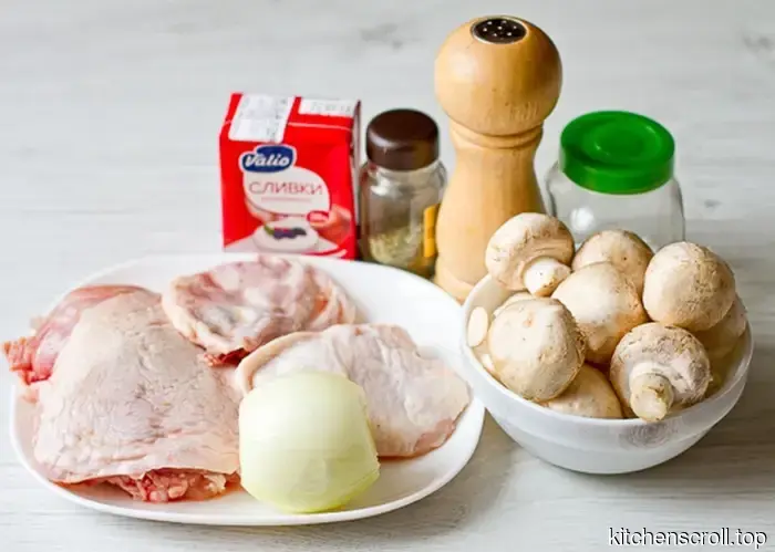 Creamy chicken and mushroom soup on the Tasty Blog