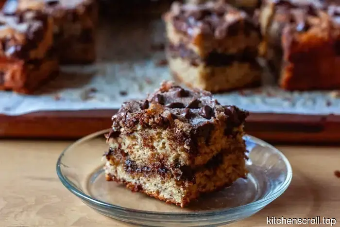 банановый торт с шоколадными каплями