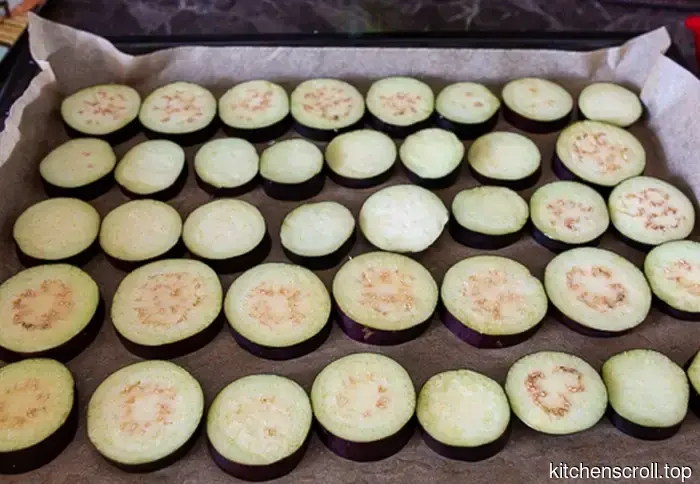 Baked eggplants in a light marinade with vegetables on the Tasty Blog