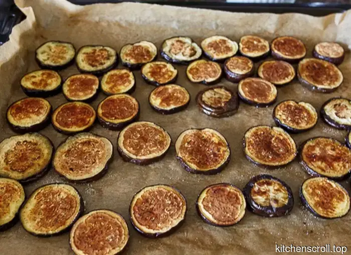 Baked eggplants in a light marinade with vegetables on the Tasty Blog
