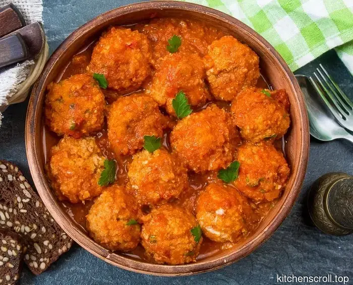 Fischfrikadellen in Tomatensauce auf dem Leckeren Blog