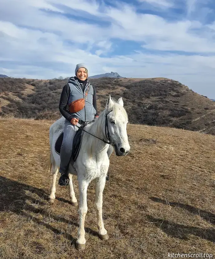 Auf der Flucht Über Georgien. Über das Reiten