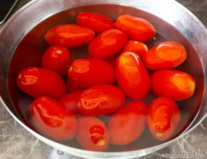 Marinara sauce made from fresh tomatoes on the Tasty Blog