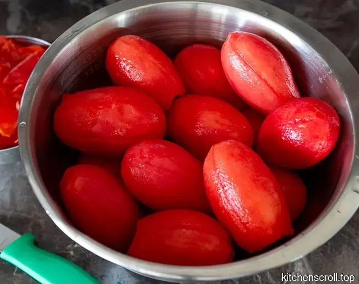 Marinara sauce made from fresh tomatoes on the Tasty Blog