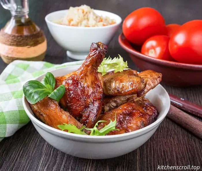 Chicken wings with Worcestershire sauce on the Delicious Blog