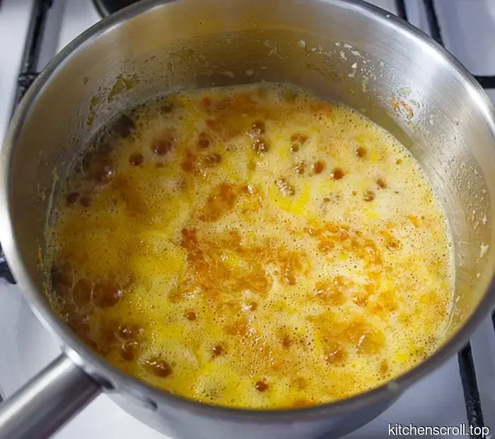 Tarta de arena de naranja y manzana en el Blog Delicioso