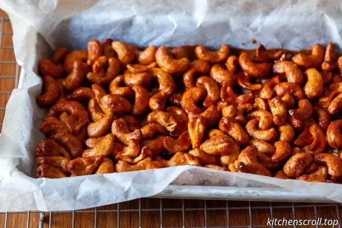 winter cabbage salad featuring mandarins and cashews