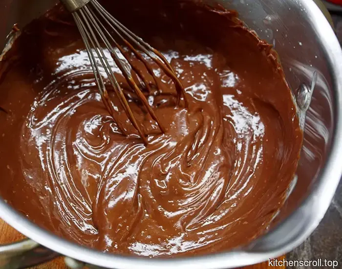 Torta di banana con briciole di cioccolato e crema al cioccolato su Blog Gustoso