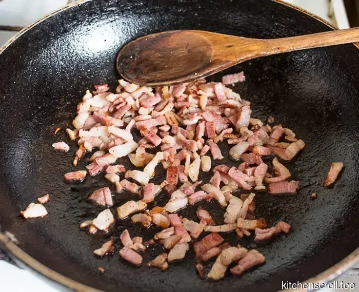 Cremesuppe mit Hähnchen, Speck und Mais auf dem Leckeren Blog