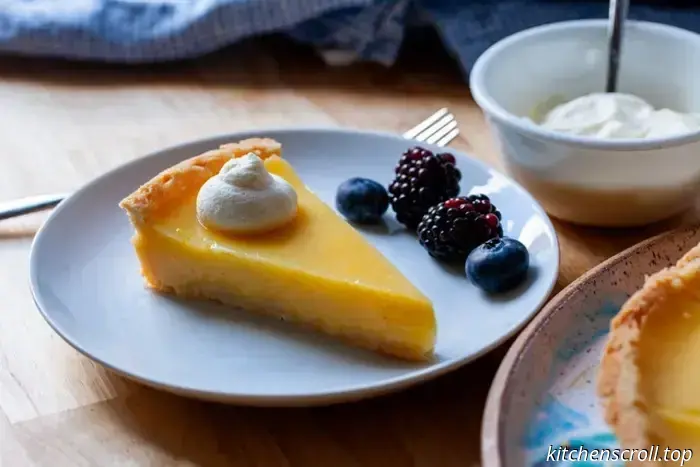 traditional lemon curd tart