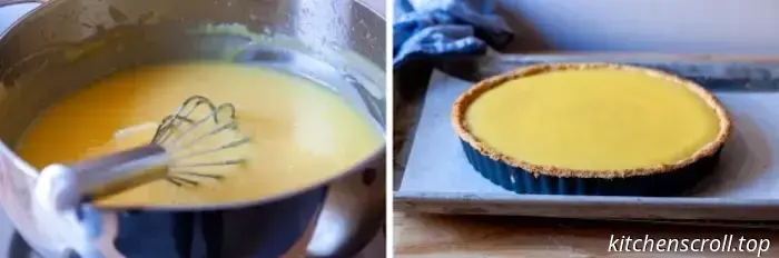 traditional lemon curd tart