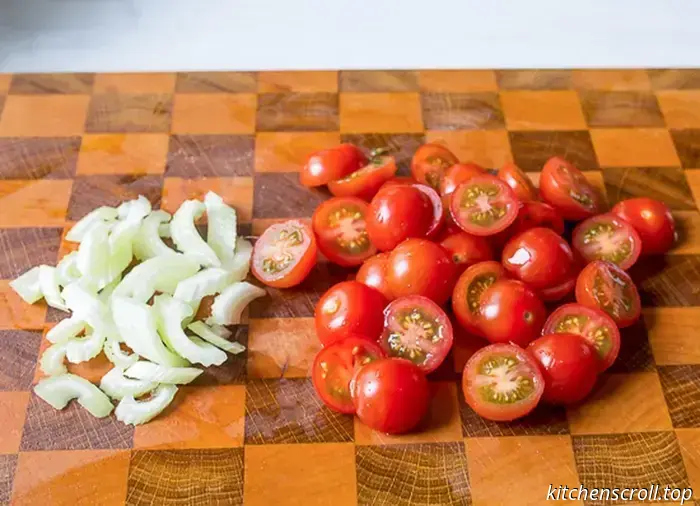 Insalata calda con bistecca e patate su un delizioso blog