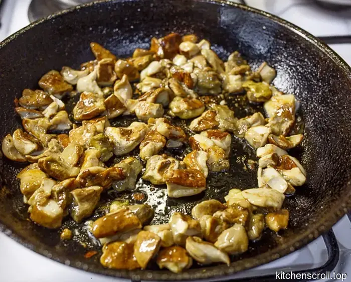 Phyllo dough pie with mushrooms and feta on the Tasty Blog
