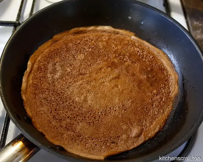 Delgadas crepas de chocolate en el Blog Delicioso