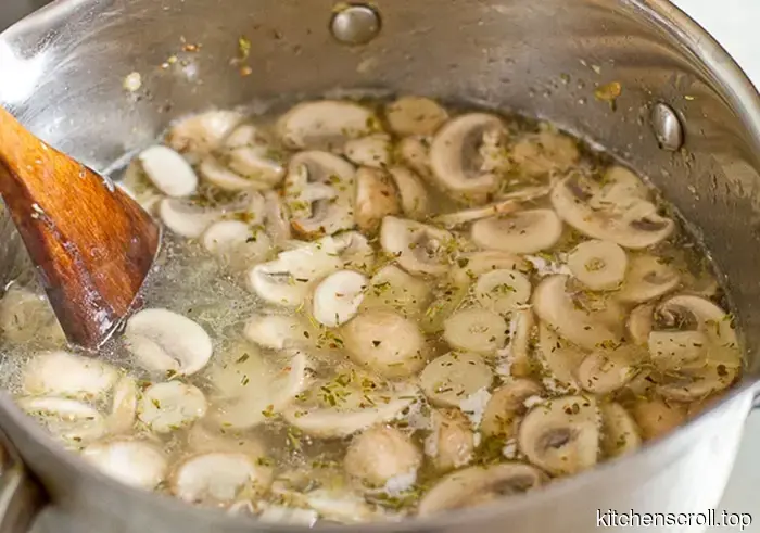 Creamy chicken and mushroom soup on the Tasty Blog