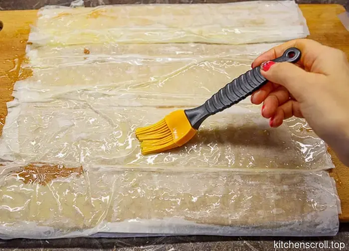 Filoteig-Pastete mit Pilzen und Feta auf dem Leckeren Blog