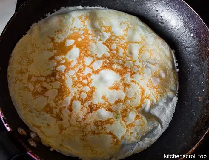 Pfannkuchen mit Kruste auf dem Leckeren Blog