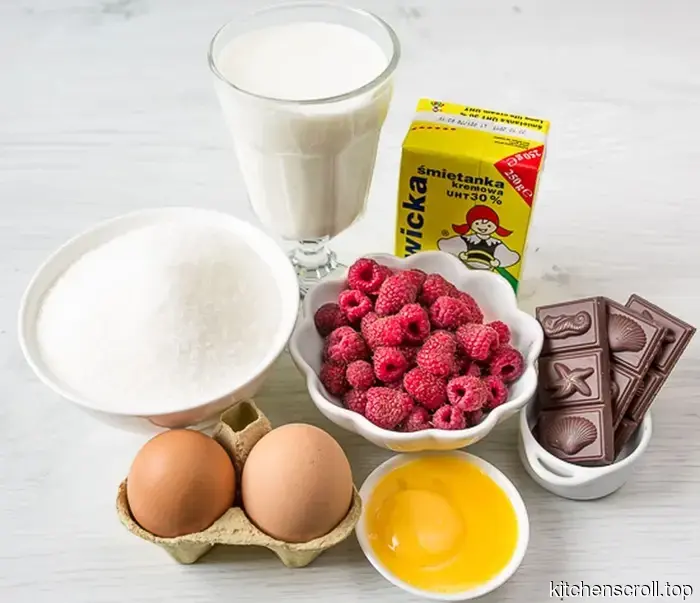 Gebackene Schokoladencreme mit Himbeeren auf dem Leckeren Blog