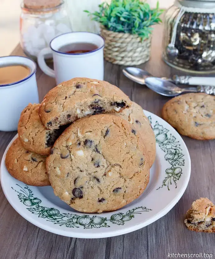 Doble galleta de cacahuete con chocolate en el Blog Delicioso