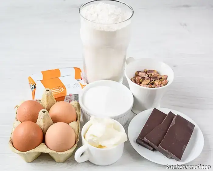 Pastel bicolor de chocolate y pistacho en el Blog Delicioso