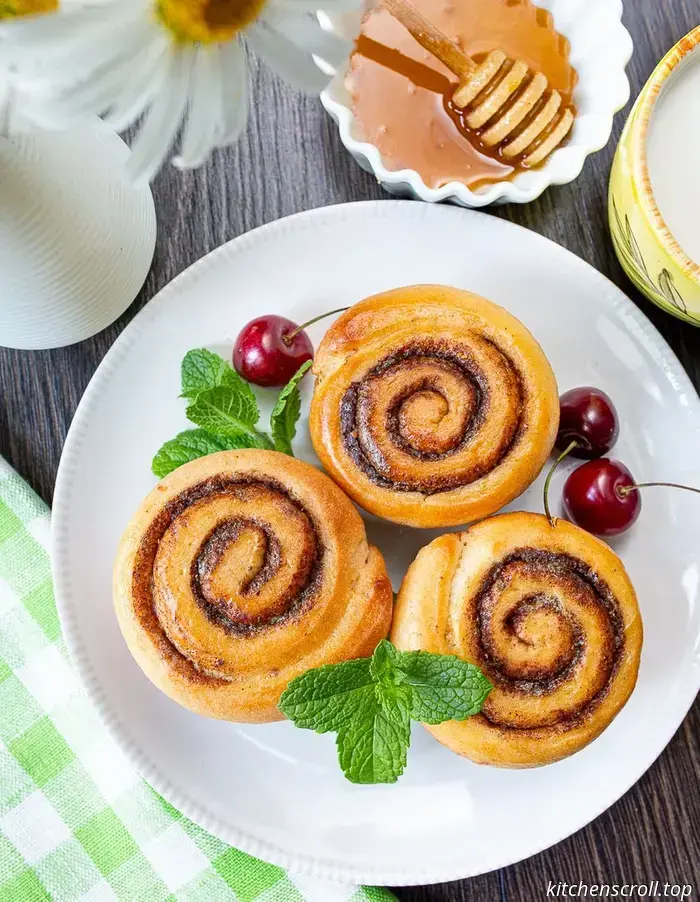 Коричные булочки в формочках для кексов на Вкусном Блоге