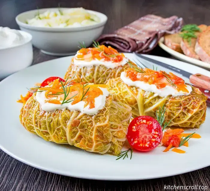 Savoy cabbage stuffed cabbage with sweet peppers on Tasty Blog