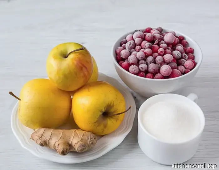 Apple-Cranberry Compote with Ginger on the Tasty Blog