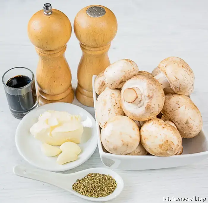 Baked mushrooms with herbs on the Delicious Blog