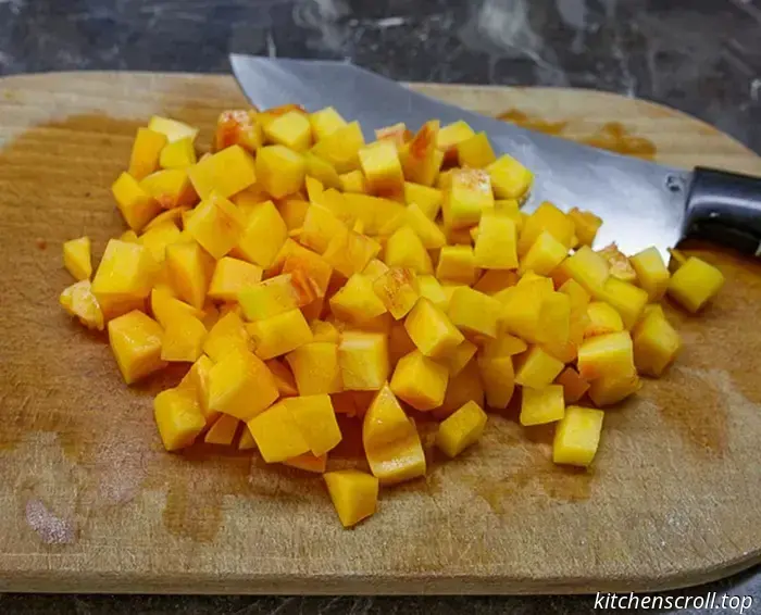 Нежный фруктовый пирог с персиками на Вкусном Блоге