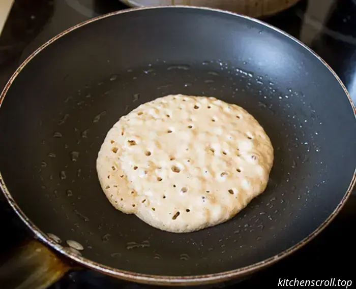 Dicke Haferpfannkuchen auf einem leckeren Blog