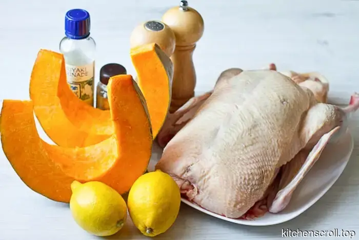 Anatra al forno con limoni e zucca su Blog Gustoso