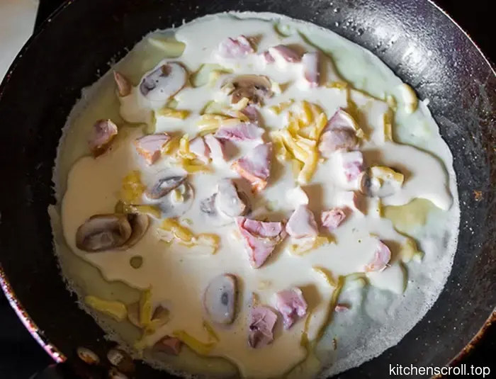 Pfannkuchen mit Kruste auf dem Leckeren Blog