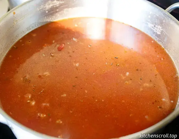Zuppa di pomodoro con zucca e pollo sul Blog Gustoso