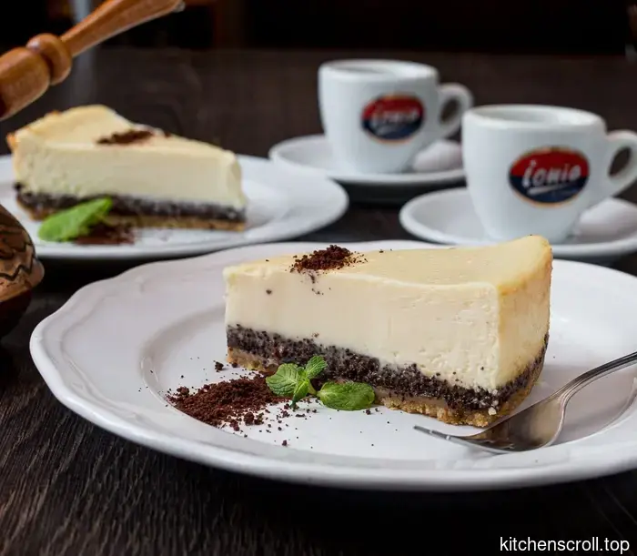 Cheesecake with poppy seed layer on the Tasty Blog