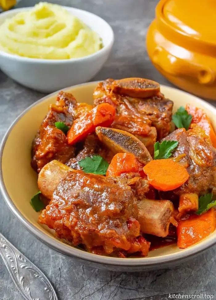 Говяжьи ребра, тушеные в томатном соусе, на Вкусном Блоге