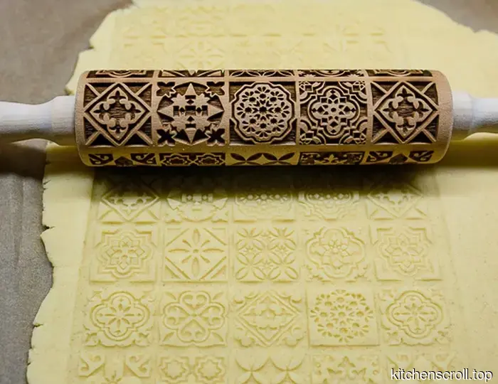 Galletas de vainilla con patrón en el Blog Delicioso