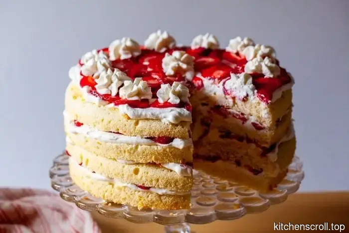 strawberry chiffon shortcake, refined to perfection
