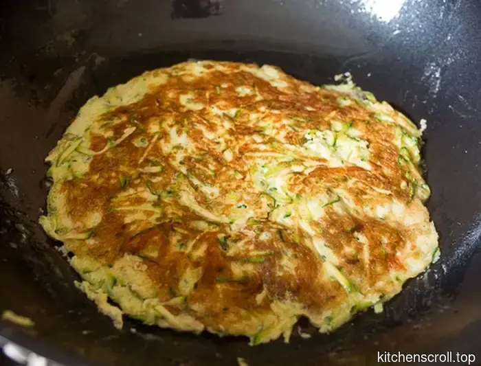 Omelette de calabacín con queso en el Blog Delicioso