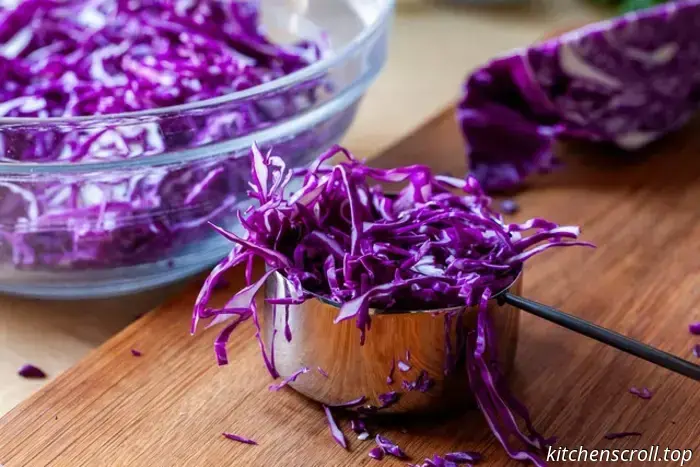 winter cabbage salad featuring mandarins and cashews