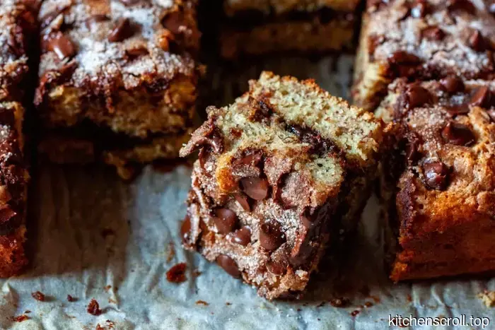 банановый торт с шоколадными каплями