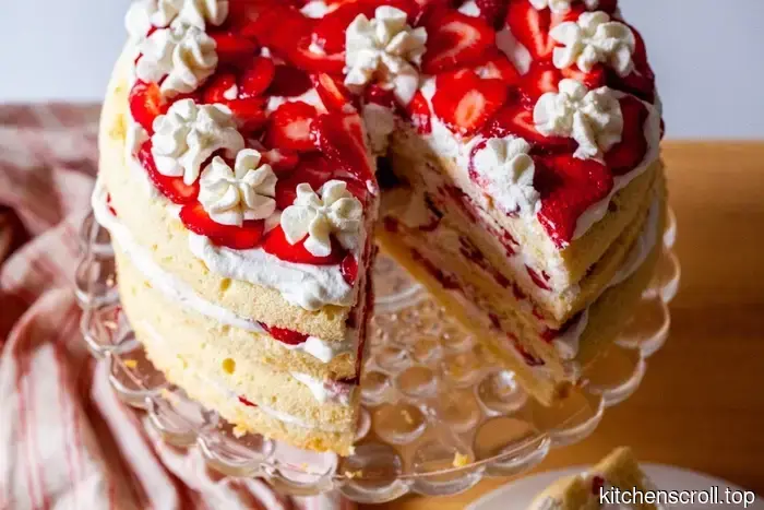 strawberry chiffon shortcake, refined to perfection