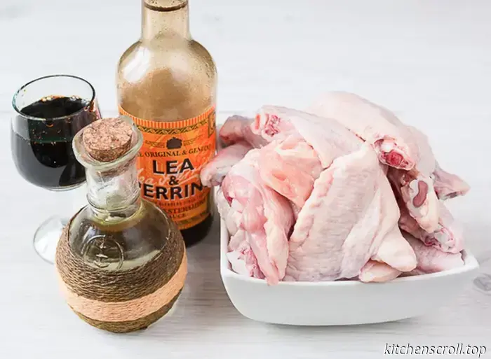 Chicken wings with Worcestershire sauce on the Delicious Blog