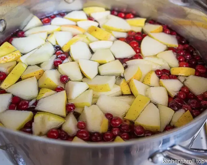Apple-Cranberry Compote with Ginger on the Tasty Blog