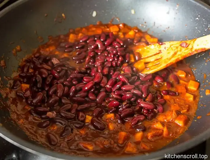 Fagioli con mele e paprika affumicata su Blog Gustoso