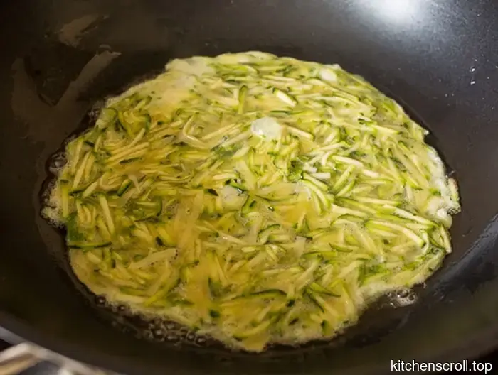 Omelette de calabacín con queso en el Blog Delicioso