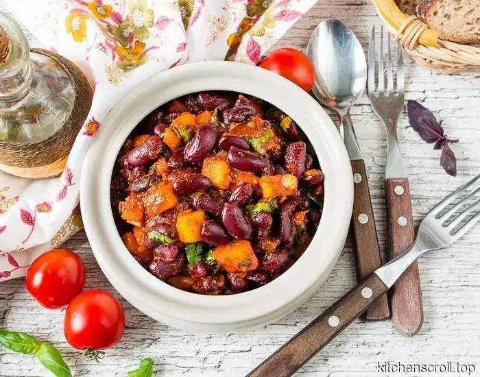 Fagioli con mele e paprika affumicata su Blog Gustoso