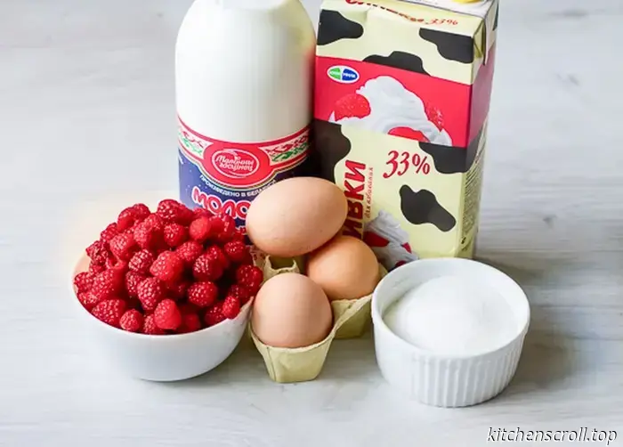 Helado de frambuesa en el Blog Delicioso
