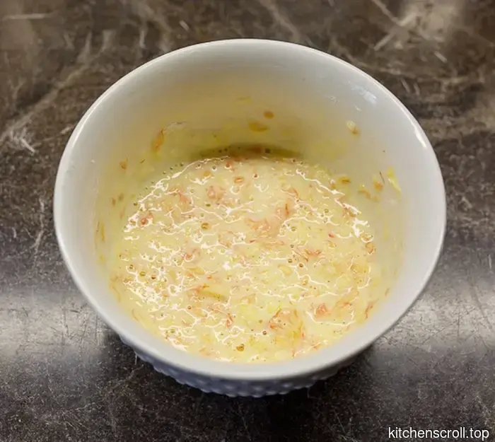 Tarta de arena de naranja y manzana en el Blog Delicioso