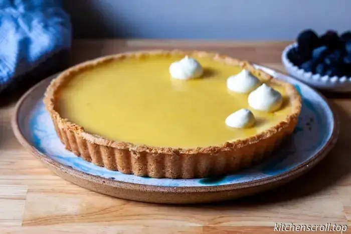 traditional lemon curd tart