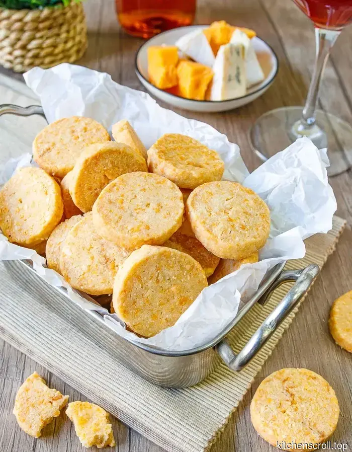 Biscotti di formaggio per cocktail sul Blog Gustoso